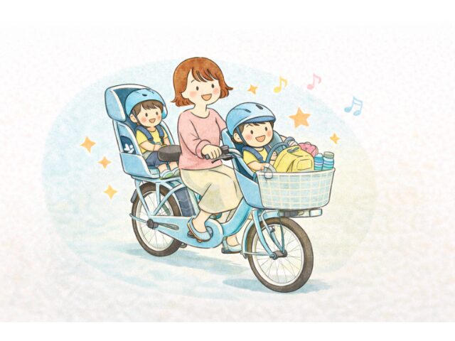 ヤマハの電動自転車3人乗りカゴ付きを比較|PAS babbyとCrewの違いまとめ