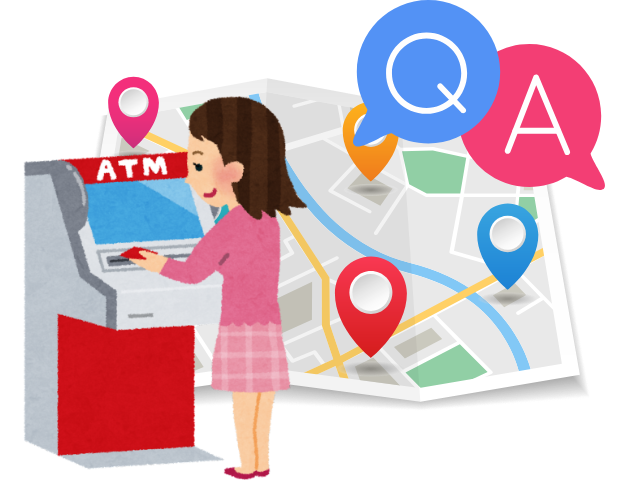 ミラコスタ周辺のATMに関するよくある質問
